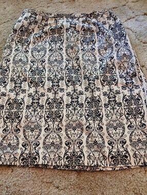 Element Black and White Pencil Skirt